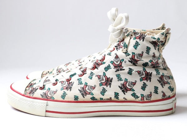 80's USA製 Converse コンバース オールスター ハイカット クリスマス柄 (10 1/2 29cm)