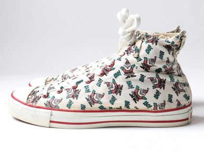 80's USA製 Converse コンバース オールスター ハイカット クリスマス柄 (10 1/2 29cm)