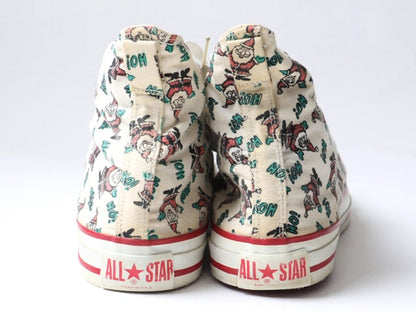 80's USA製 Converse コンバース オールスター ハイカット クリスマス柄 (10 1/2 29cm)
