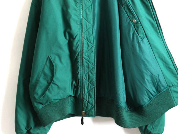 90s 大きいサイズ XL ★ POLO ポロ ラルフローレン MA-1 タイプ フライト ジャケット ( メンズ ) 古着 90年代 中綿 ボンバー ブルゾン 緑