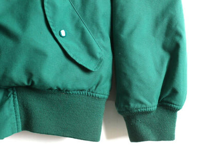 90s 大きいサイズ XL ★ POLO ポロ ラルフローレン MA-1 タイプ フライト ジャケット ( メンズ ) 古着 90年代 中綿 ボンバー ブルゾン 緑