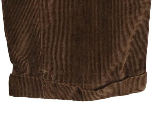40s 50s ★ KAST IRON コーデュロイ ワーク パンツ 実寸 32 30 程 古着 ヴィンテージ ボタンフライ ストレート ノータック ボートセイル 茶