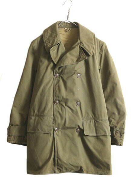 40s ★ 米軍実物 US ARMY M-1943 マッキーノ コート メンズ S 程/ ヴィンテージ ジープ マッキノー ジャケット ダブルブレスト ミリタリー