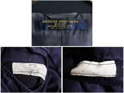 80s USA製 ブルックスブラザーズ メーカーズ テーラード ジャケット メンズ L 程/ ヴィンテージ 紺ブレ ブレザー スーツ ウール 金ボタン