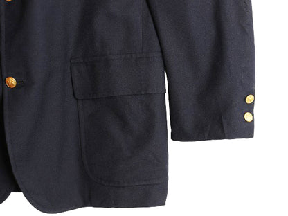 80s USA製 ブルックスブラザーズ メーカーズ テーラード ジャケット メンズ L 程/ ヴィンテージ 紺ブレ ブレザー スーツ ウール 金ボタン