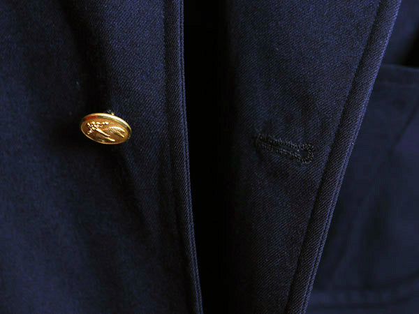 80s USA製 ブルックスブラザーズ メーカーズ テーラード ジャケット メンズ L 程/ ヴィンテージ 紺ブレ ブレザー スーツ ウール 金ボタン