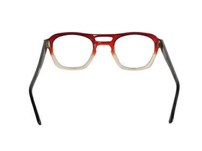 デッドストック 70s USA製 ★ アメリカンオプティカル FLEX FIT セーフティ グラス 50 24 / AO クリア グラデーション ウェリントン メガネ