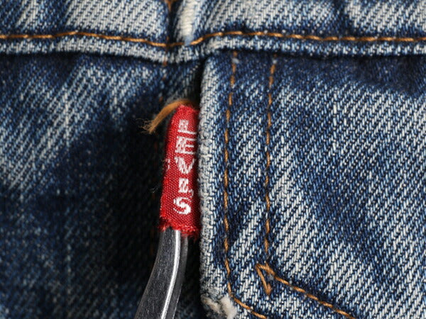 60s 70s ★ リーバイス 71205 BIG E デニム ジャケット メンズ S ヴィンテージ 70505 4th ハーレー ZIGZAG ワッペン インディゴ ジージャン