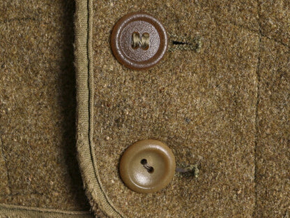30s ★ A-1 フライト タイプ ウール ジャケット メンズ L 古着 30年代 ヴィンテージ ショールカラー ミリタリー USAAF CCC A1 カーキ 無地
