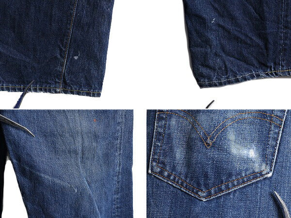 70s ★ リーバイス 517 BIG E フレア インディゴ デニム パンツ メンズ 38 36 / 鬼ヒゲ Levis ヴィンテージ 66前期 ブーツカット ジーンズ