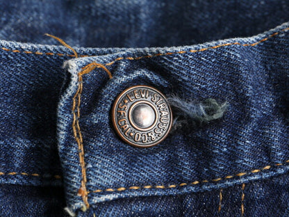 70s ★ リーバイス 517 BIG E フレア インディゴ デニム パンツ メンズ 38 36 / 鬼ヒゲ Levis ヴィンテージ 66前期 ブーツカット ジーンズ