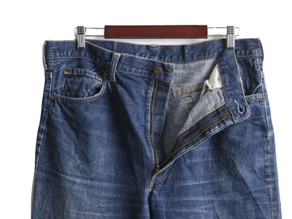70s ★ リーバイス 517 BIG E フレア インディゴ デニム パンツ メンズ 38 36 / 鬼ヒゲ Levis ヴィンテージ 66前期 ブーツカット ジーンズ