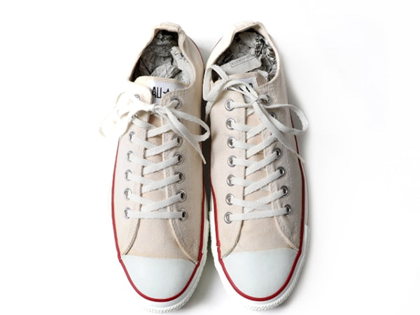 ほぼ デッドストック 90s USA製 コンバース オールスター ローカット ナチュラル (11 1/2  30cm ) 90年代 Converse アメリカ製 生成り