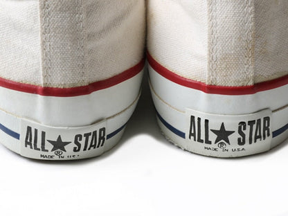 ほぼ デッドストック 90s USA製 コンバース オールスター ローカット ナチュラル (11 1/2  30cm ) 90年代 Converse アメリカ製 生成り