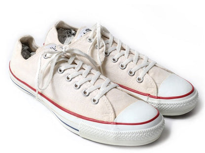 ほぼ デッドストック 90s USA製 コンバース オールスター ローカット ナチュラル (11 1/2  30cm ) 90年代 Converse アメリカ製 生成り