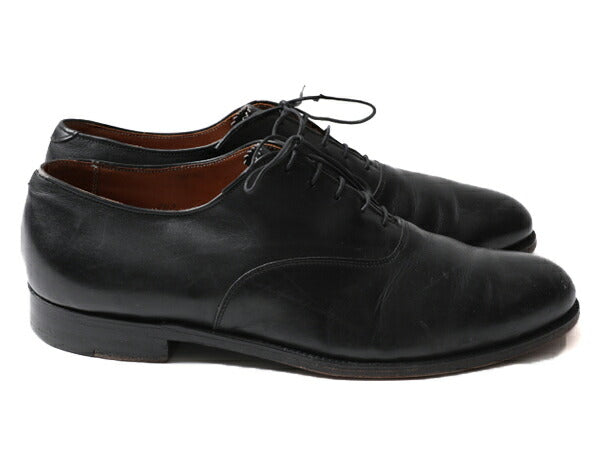 USA製 ■ ALDEN オールデン 932 本革 レザー プレーントゥ シューズ 10 A/C 28cm 靴 革靴 内羽根 カーフ 黒 ドレス フォーマル 別注 モデル