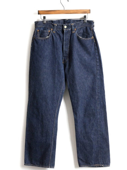 革パッチ 50s ★ リーバイス 501XX デニム パンツ 実寸 32 28 表記 35 31 ビンテージ Levis BIGE 耳付き 赤耳 レザーパッチ 両面 ジーパン