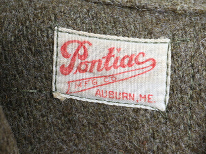 30ｓ40's Pontiac プルオーバー マチ付 ウールシャツ (L程)