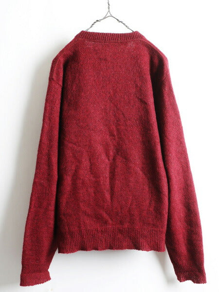 60～70s FULTON SPORTSWEAR CO INC Vネック ウール モヘア ニット セーター (M程)