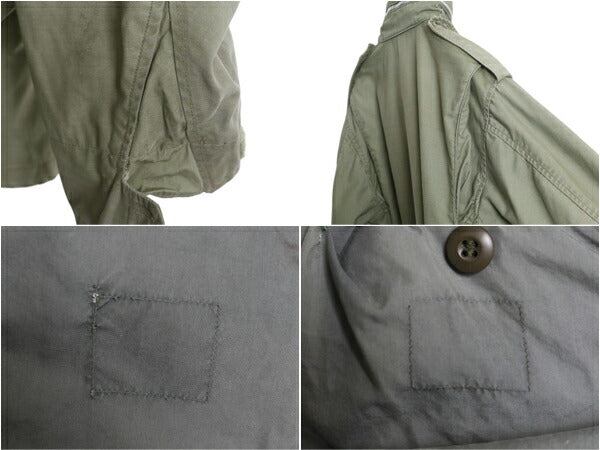 グレーライナー 60s ★ 米軍実物 US ARMY M-65 フィールド ジャケット SMALL 程/ 古着 ヴィンテージ 軍物 ミリタリー 2nd M65 アルミジップ