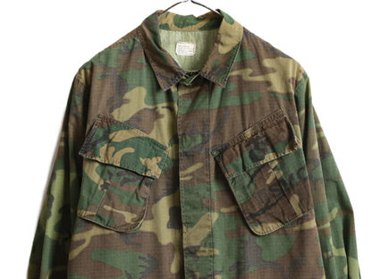 60s ★ 69年製 USMC ジャングルファティーグ ジャケット SMALL REGULAR 60年代 ヴィンテージ ERDL ブラウンリーフ カモ 迷彩 マリンコープ