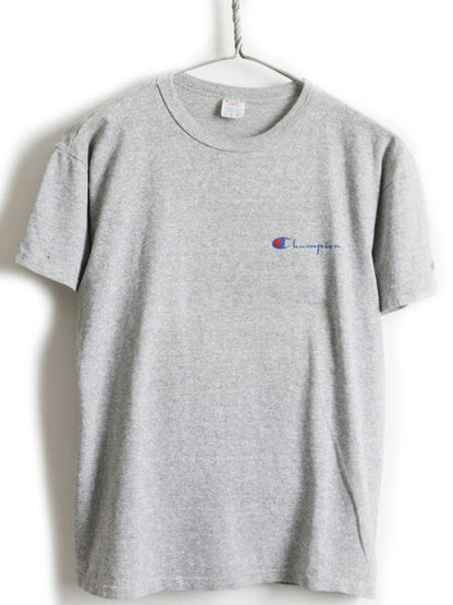 80's Champion チャンピオン 88/12 ロゴ プリント 半袖 Tシャツ (L)
