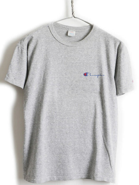 80's Champion チャンピオン 88/12 ロゴ プリント 半袖 Tシャツ (L)