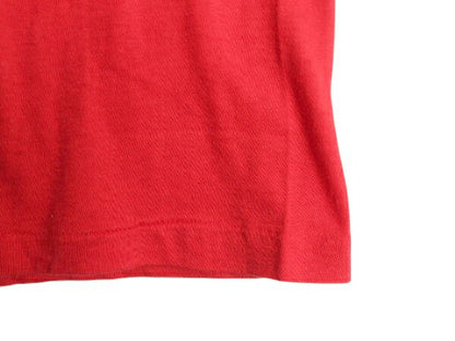 デッドストック 60s 70s ★ フラタニティ フロッキー プリント 半袖 Tシャツ メンズ L / 新品 ヴィンテージ カレッジ シングルステッチ 赤