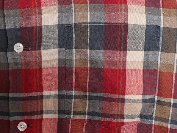 60s ★ BALSAM チェック 長袖 シャツ メンズ M 古着 60年代 ヴィンテージ 長袖シャツ ボックスシルエット ポケット付き 薄手 マルチカラー