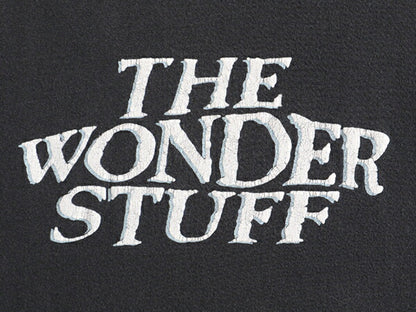90s オールド ★ ワンダースタッフ 両面 プリント 半袖 Tシャツ ( メンズ L 程) 古着 THE WONDER STUFF 90年代 バンドT バンT ロックT 黒