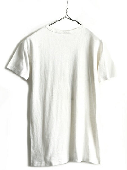 60s ビンテージ ★ The Amboy Dukes プリント 半袖 Tシャツ ( M 小さめ メンズ S 程) 古着 60年代 シングルステッチ バンド ロック 白 白T