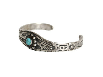 ~ 50s ★ ナバホ ターコイズ シルバー バングル / 小物 ヴィンテージ アロー 矢 STERLING ジュエリー ブレスレット 銀 フレッドハービー