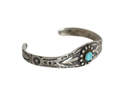 ~ 50s ★ ナバホ ターコイズ シルバー バングル / 小物 ヴィンテージ アロー 矢 STERLING ジュエリー ブレスレット 銀 フレッドハービー