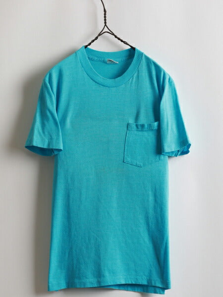 80s USA製 ★ McGregor マクレガー 無地 半袖 ポケット Tシャツ ( メンズ 男性 M ) 80年代 アメリカ製 ビンテージ 古着 USED ソリッド