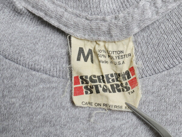 80's USA製 パロディー エロ プリント 半袖 Tシャツ (M)