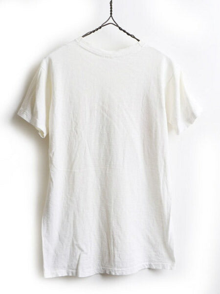 70's Fruit of the Loom 染み込み プリント 半袖 Tシャツ (S)