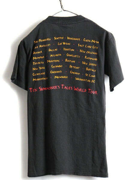 90s STING スティング Ten Summoner's Tales WORLD TOUR ツアー プリント 半袖 Tシャツ (M)