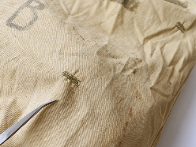 40's U.S.ARMY Stencil Print Twill Laundry Bag