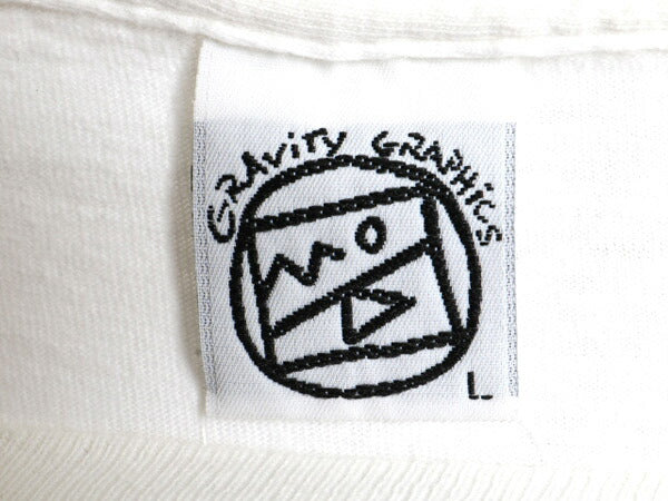 90s GRAVITY GRAPHICS ジャマイカ ラスタカラー アート プリント 半袖 Tシャツ (L)