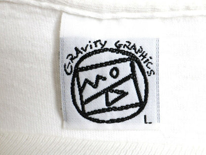 90s GRAVITY GRAPHICS ジャマイカ ラスタカラー アート プリント 半袖 Tシャツ (L)