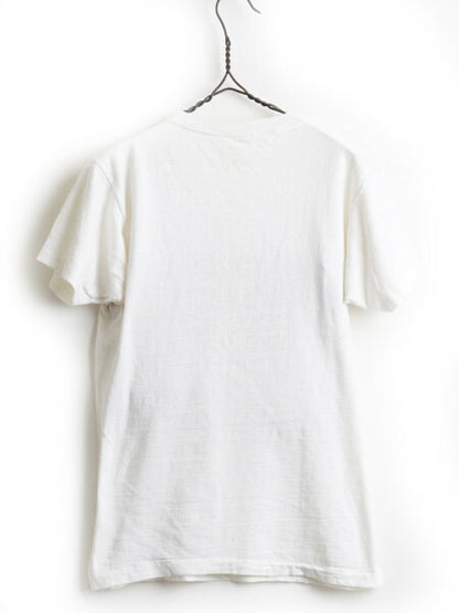 60's Champion チャンピオン Awana CLUBS 染み込み プリント 半袖 Tシャツ (M)