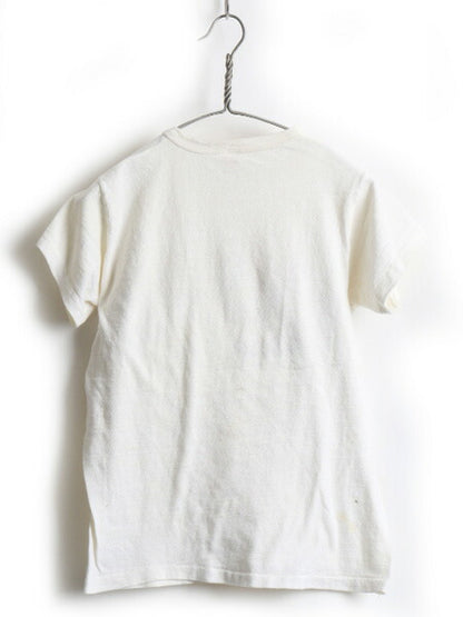 60's Russell Southern ラッセル サザン フロッキー プリント 半袖 Tシャツ (M)