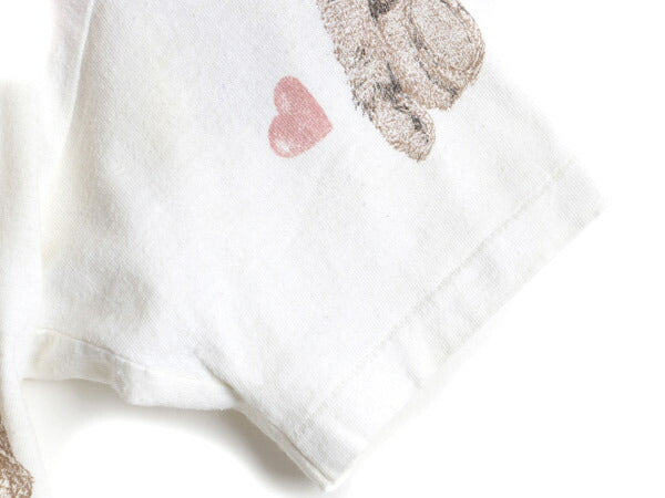 90s rel.e.vant.products 熊 人形 総柄 オールオーバー プリント 半袖 Tシャツ (XL)