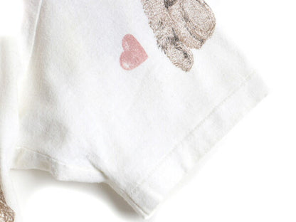 90s rel.e.vant.products 熊 人形 総柄 オールオーバー プリント 半袖 Tシャツ (XL)