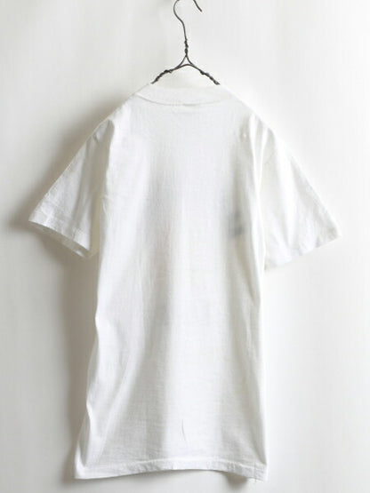 80s ★ Crazy Shirts クレイジーシャツ Kamanawana 3段 染み込み カレッジ プリント 半袖 Tシャツ ( メンズ 男性 M ) 80年代 ビンテージ