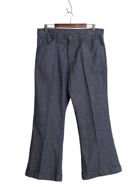 70s USA製 ★ リーバイス 656 BIG E スタプレ フレア デニム パンツ メンズ 35 30 / ヴィンテージ ブーツカット バットダイ 42タロン 濃紺