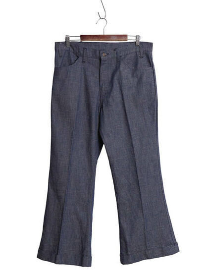70s USA製 ★ リーバイス 656 BIG E スタプレ フレア デニム パンツ メンズ 35 30 / ヴィンテージ ブーツカット バットダイ 42タロン 濃紺