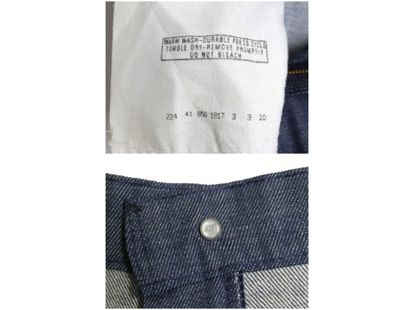70s USA製 ★ リーバイス 656 BIG E スタプレ フレア デニム パンツ メンズ 35 30 / ヴィンテージ ブーツカット バットダイ 42タロン 濃紺