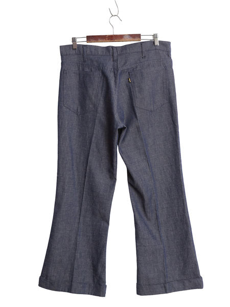 70s USA製 ★ リーバイス 656 BIG E スタプレ フレア デニム パンツ メンズ 35 30 / ヴィンテージ ブーツカット バットダイ 42タロン 濃紺