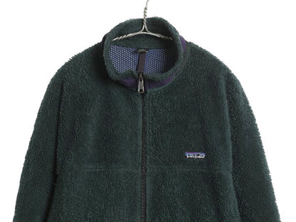 90s USA製 ★ パタゴニア レトロX フリース ジャケット メンズ XL 古着 オールド 初期型 後期 パイル アウドドア 大きいサイズ ハンター 緑